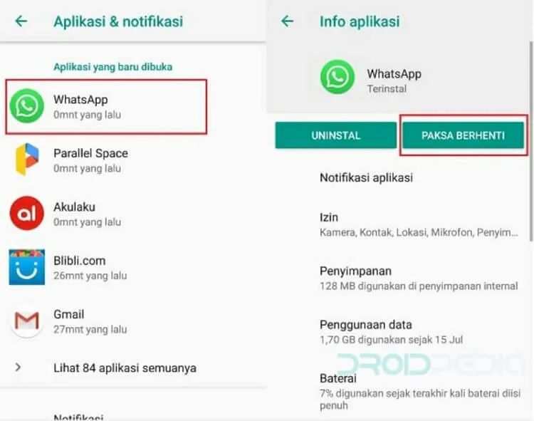 5 Cara Mematikan Data WA Terbaru