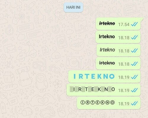 5 Cara Menebalkan Tulisan di WA Terbaru