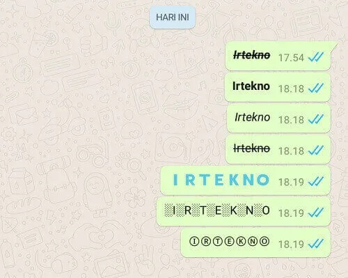 5 Cara Menebalkan Tulisan di WA Terbaru